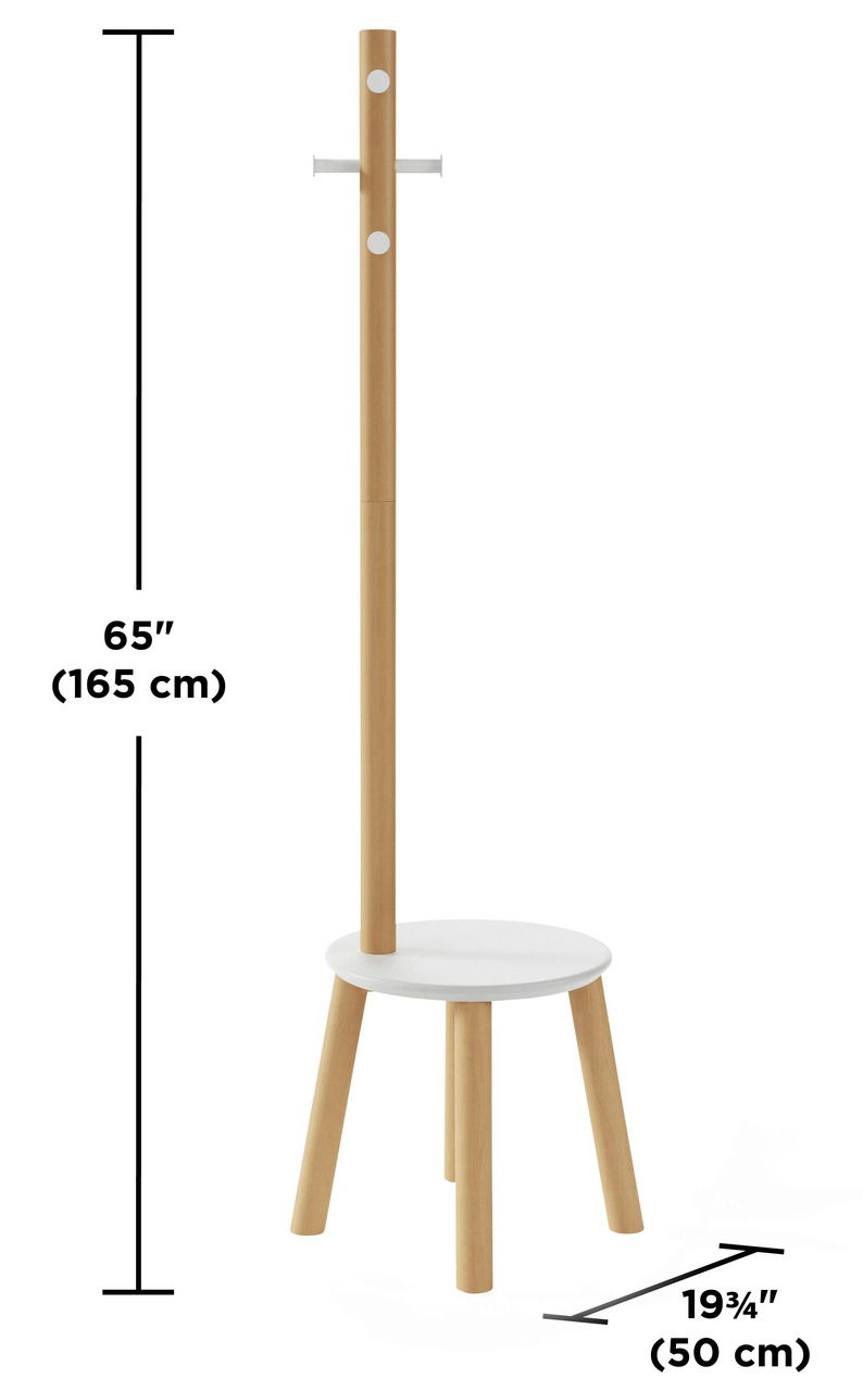 Umbra Garderobenständer/Hocker PILLAR