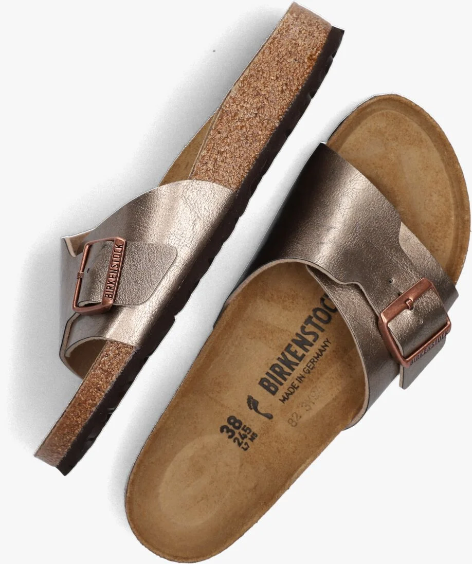 BIRKENSTOCK taupe birkenstock slippers catalina bs dames