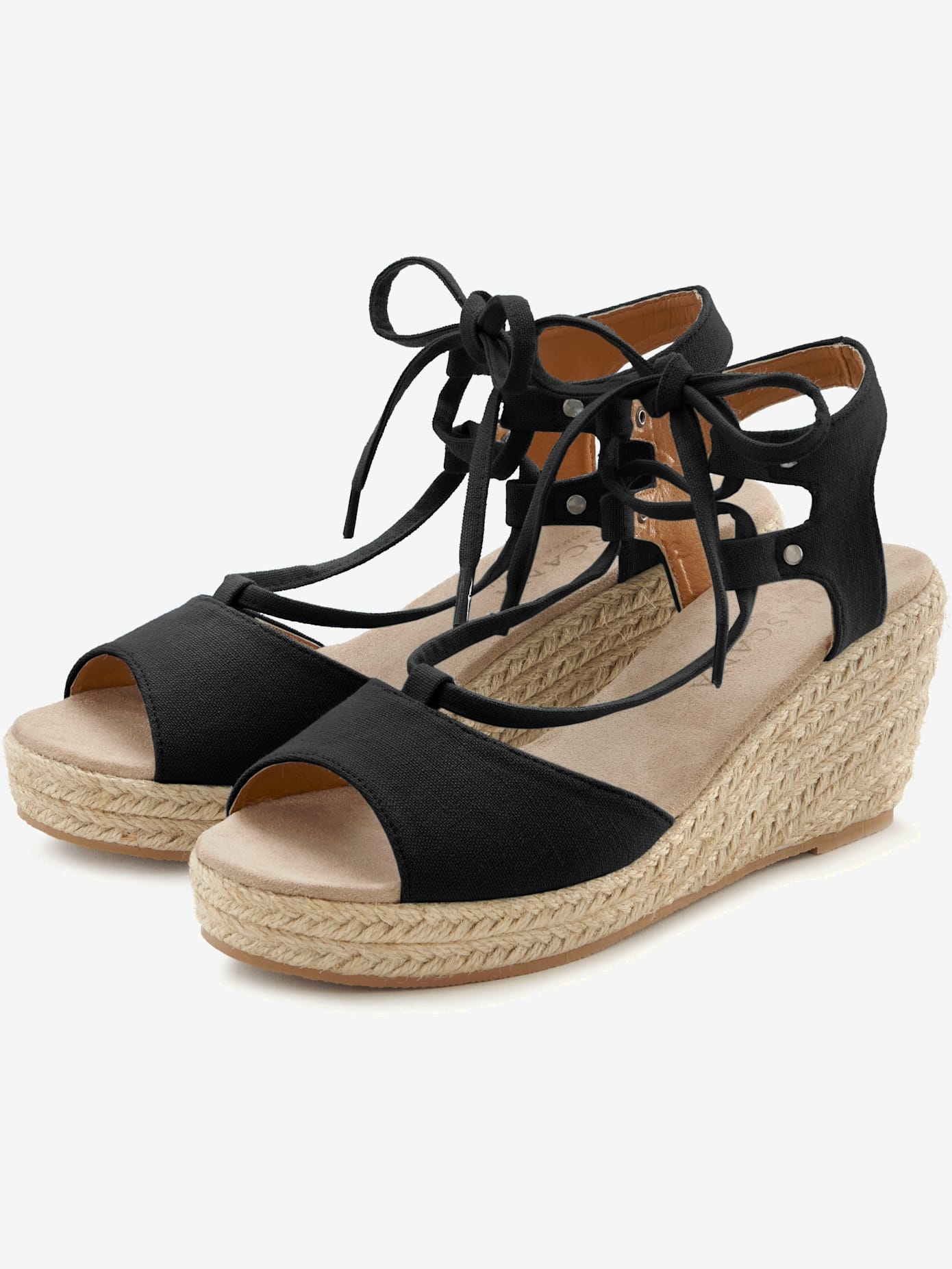 Sandales compensées talon confortable