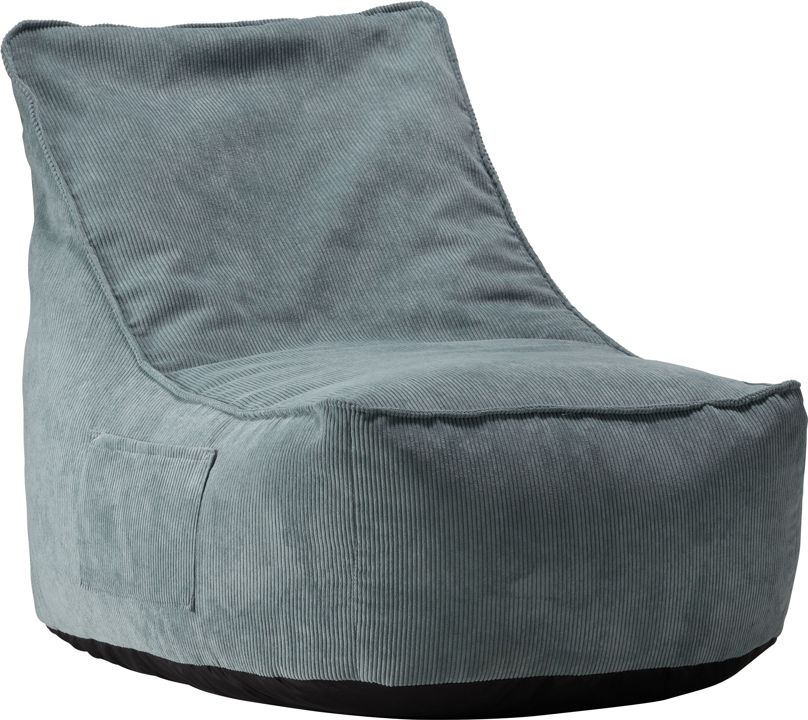 QUEENS Kindersitzsack - Blau / B: 50.0 cm x T: 65.0 cm x H: 40.0 cm