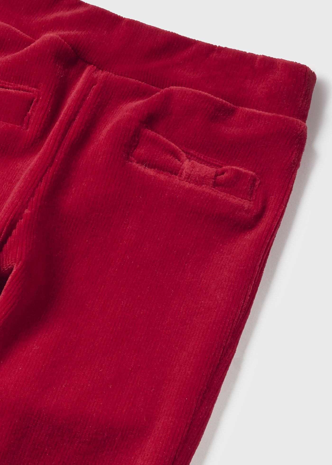 Calças skinny de veludo cotelê para bebês