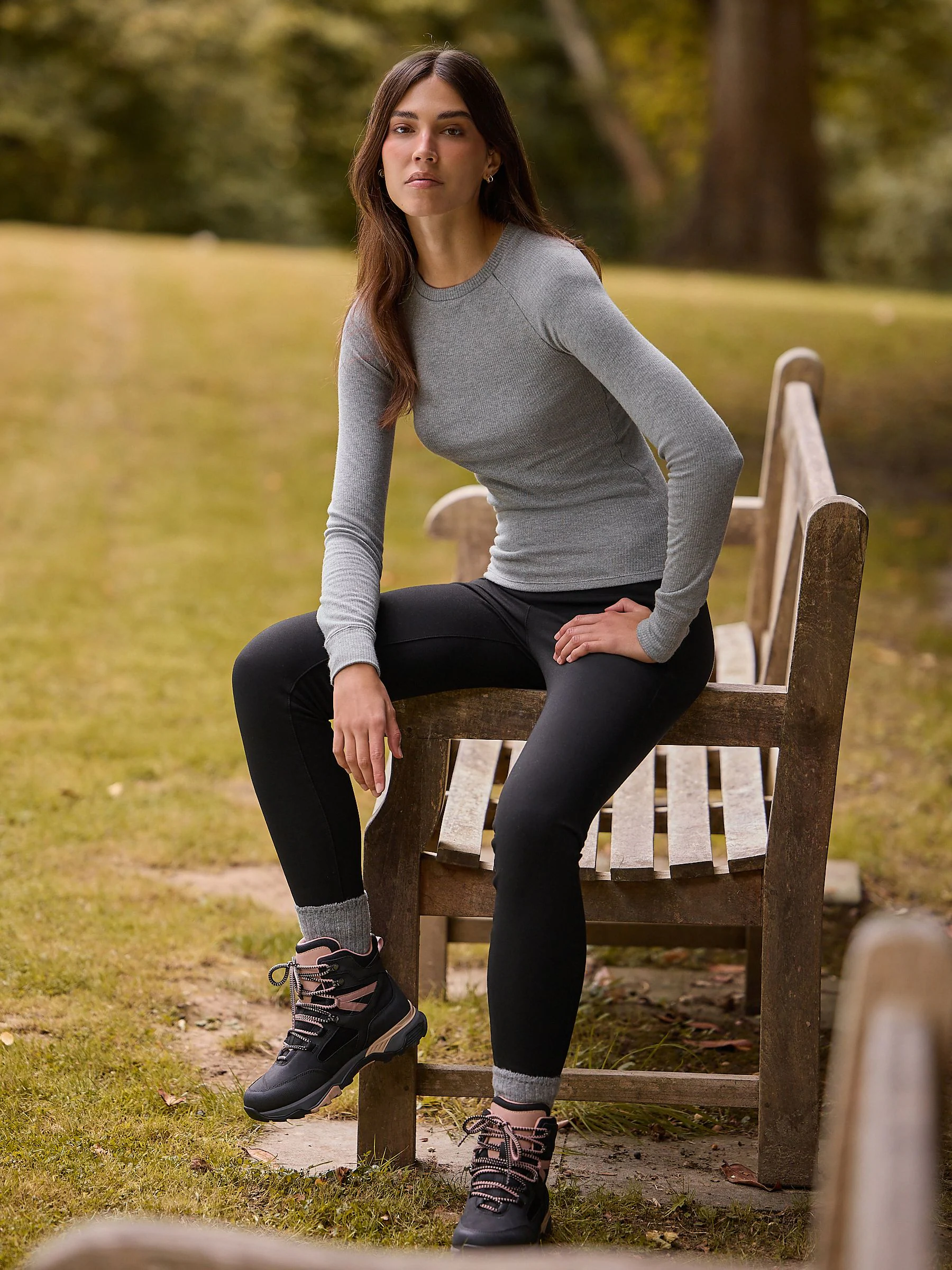 Zwart - Elements Fleece Lined Leggings