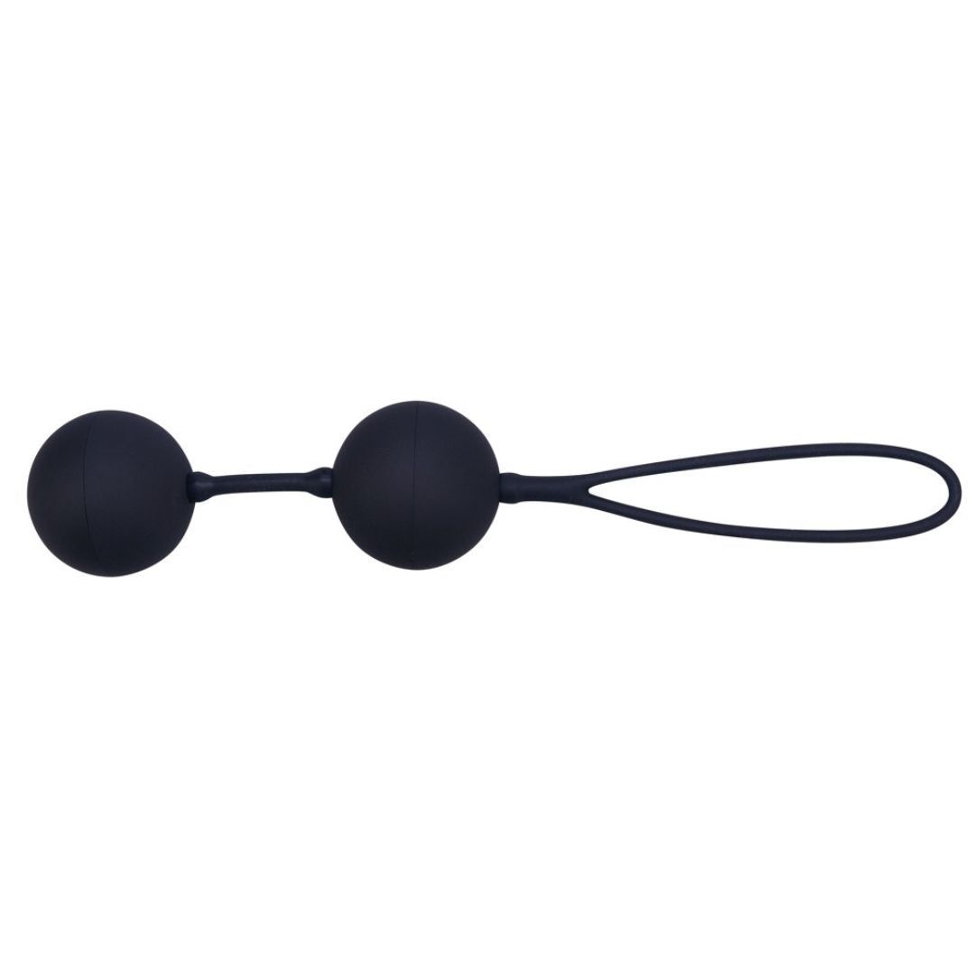 Leichts Liebeskugel-Duo, 54g | Beckenboden Training für Einsteigerinnen | Black Velvets