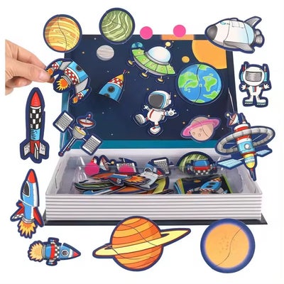 Suntoy Space World Magnetbok
