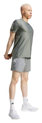 Maillot manches courtes adidas Own The Run Gris Homme