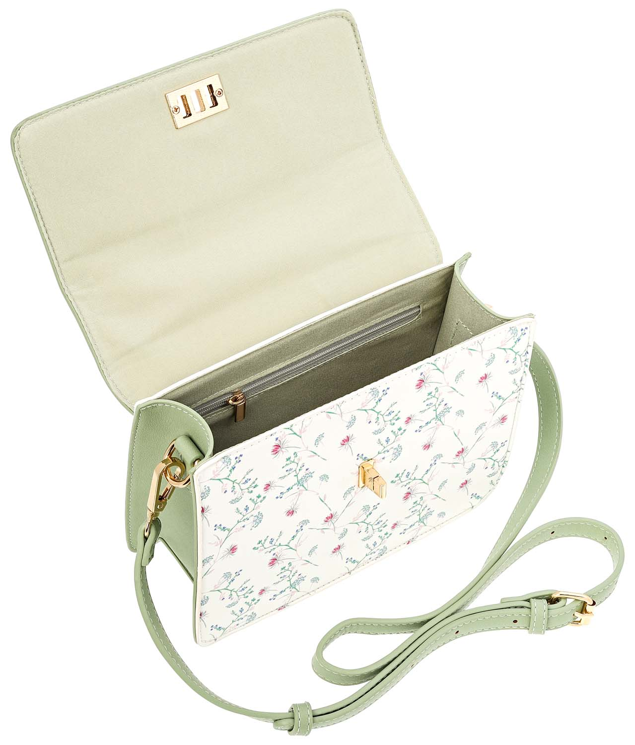 Tasche - Floral Green