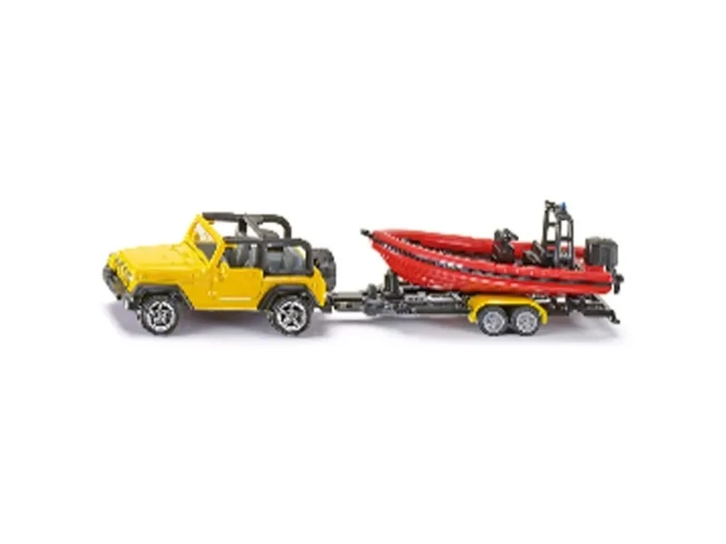 Siku Jeep With Boat
