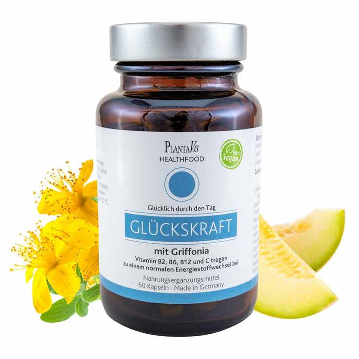 Glückskraft mit Griffonia Kapseln, 60 St
