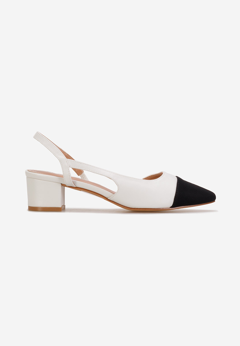 Chaussures slingback blancs Varese