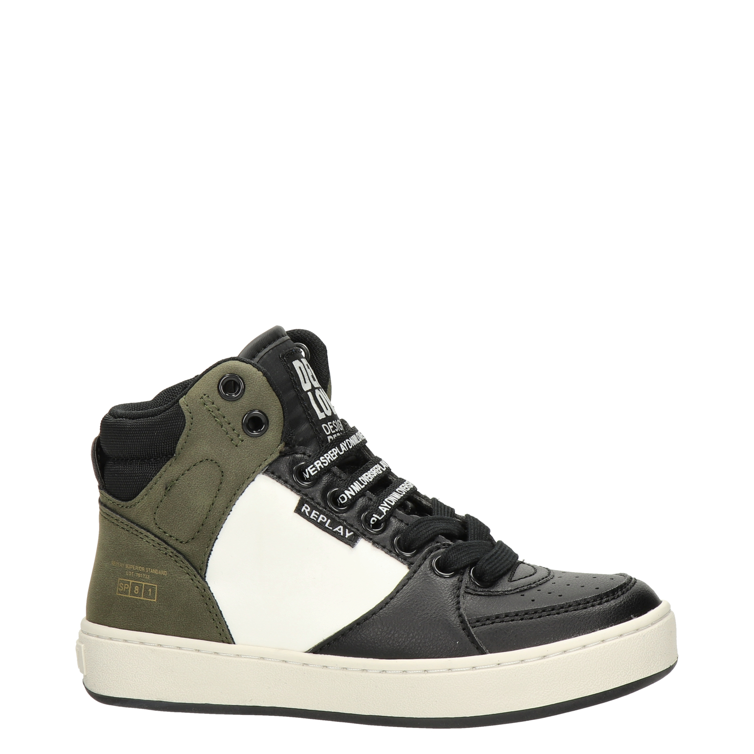 Cobra 6 Boy jongens sneaker Replay Zwart