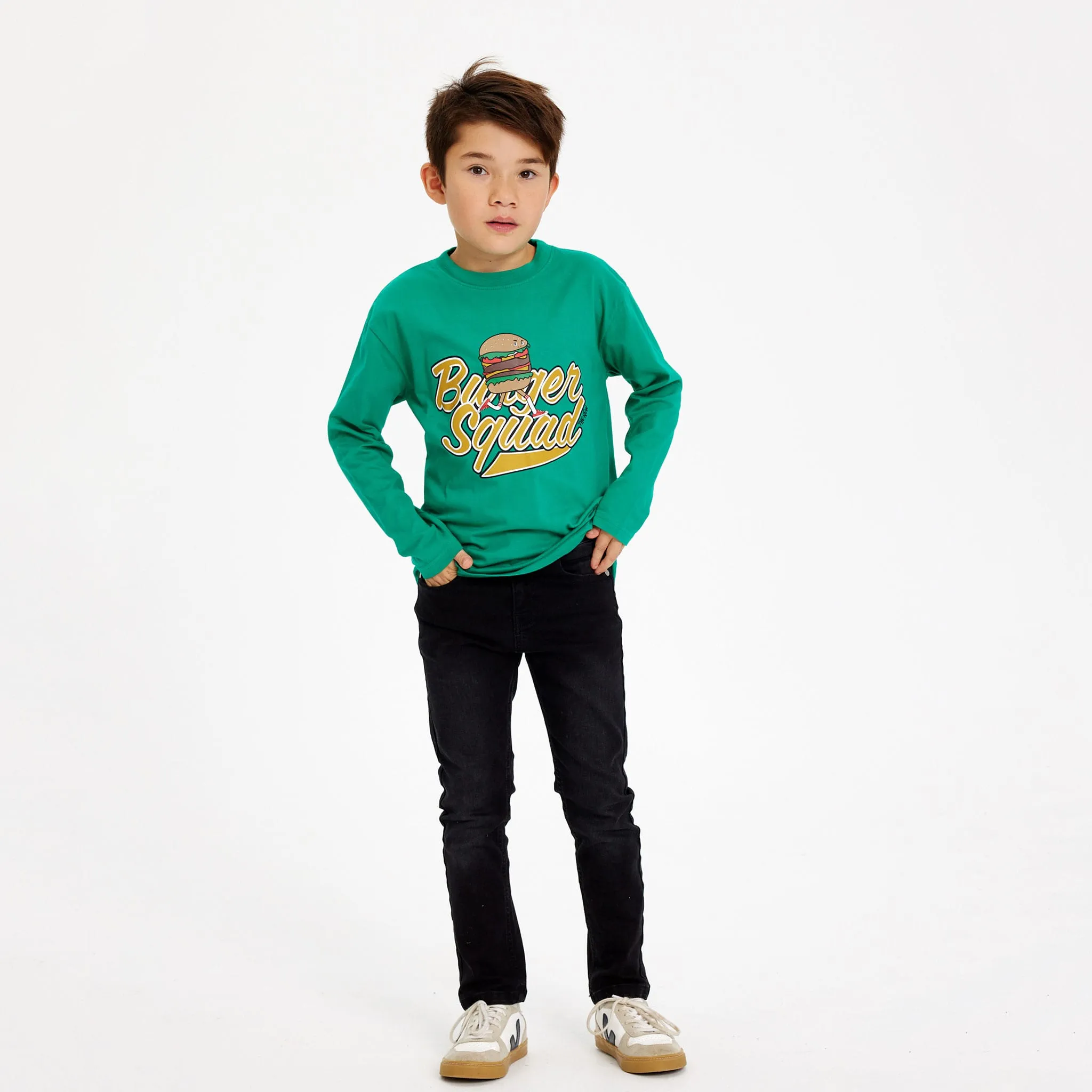 The New T-Shirt Manches Longues Henley 3-14ans