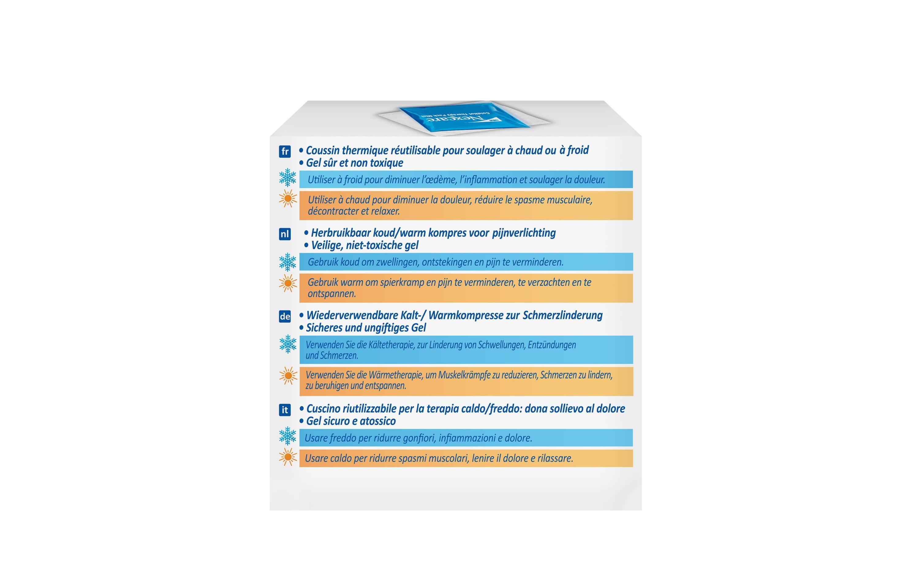 Kompresse ColdHot Mini Gel 11 x 12 cm, 2 StückHot- und Coldpack zur Schmerzlinderung