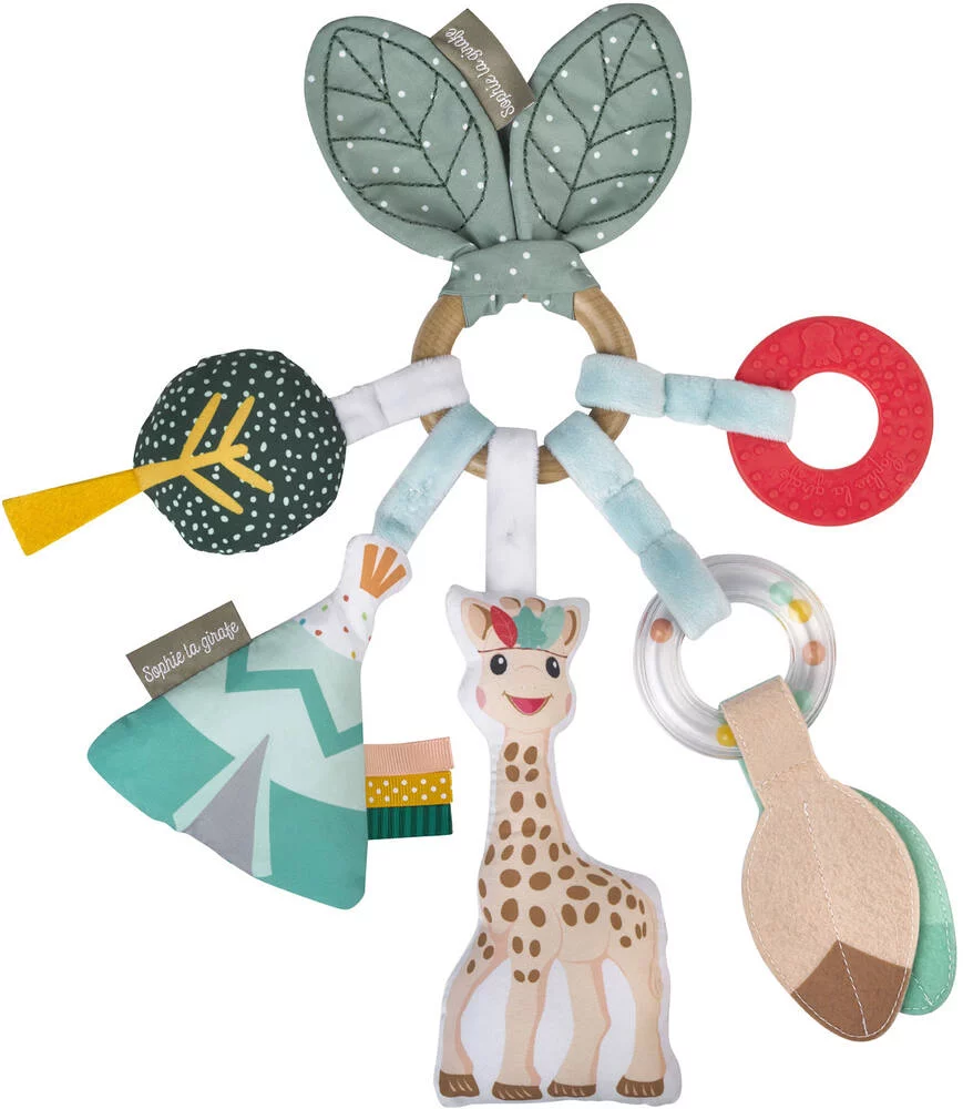 SOPHIE LA GIRAFE ANNEAU D'ACTIVITES BOIS