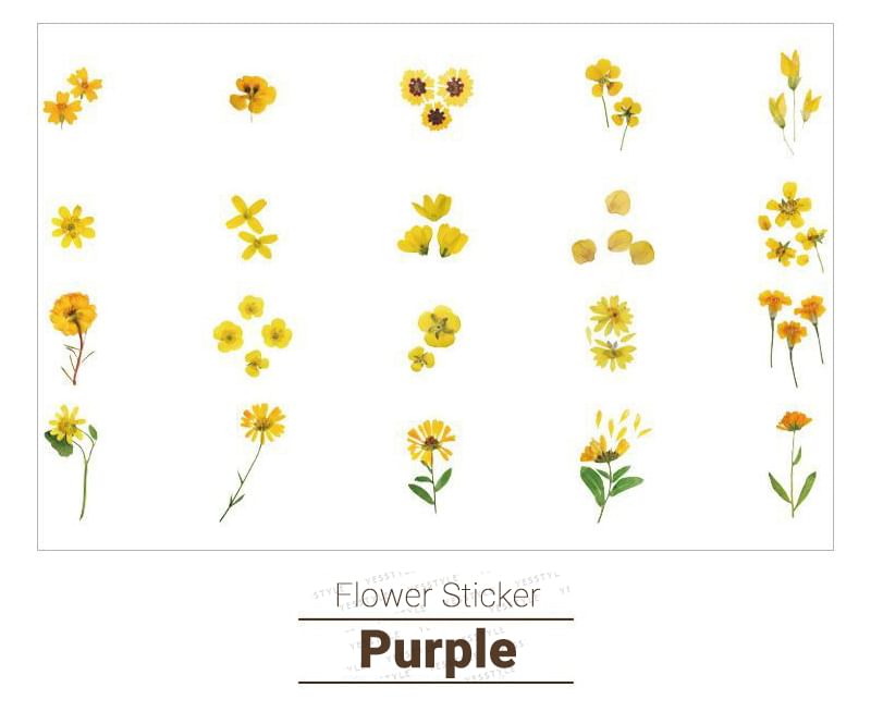 JIMO - Bloemensticker (verschillende ontwerpen)