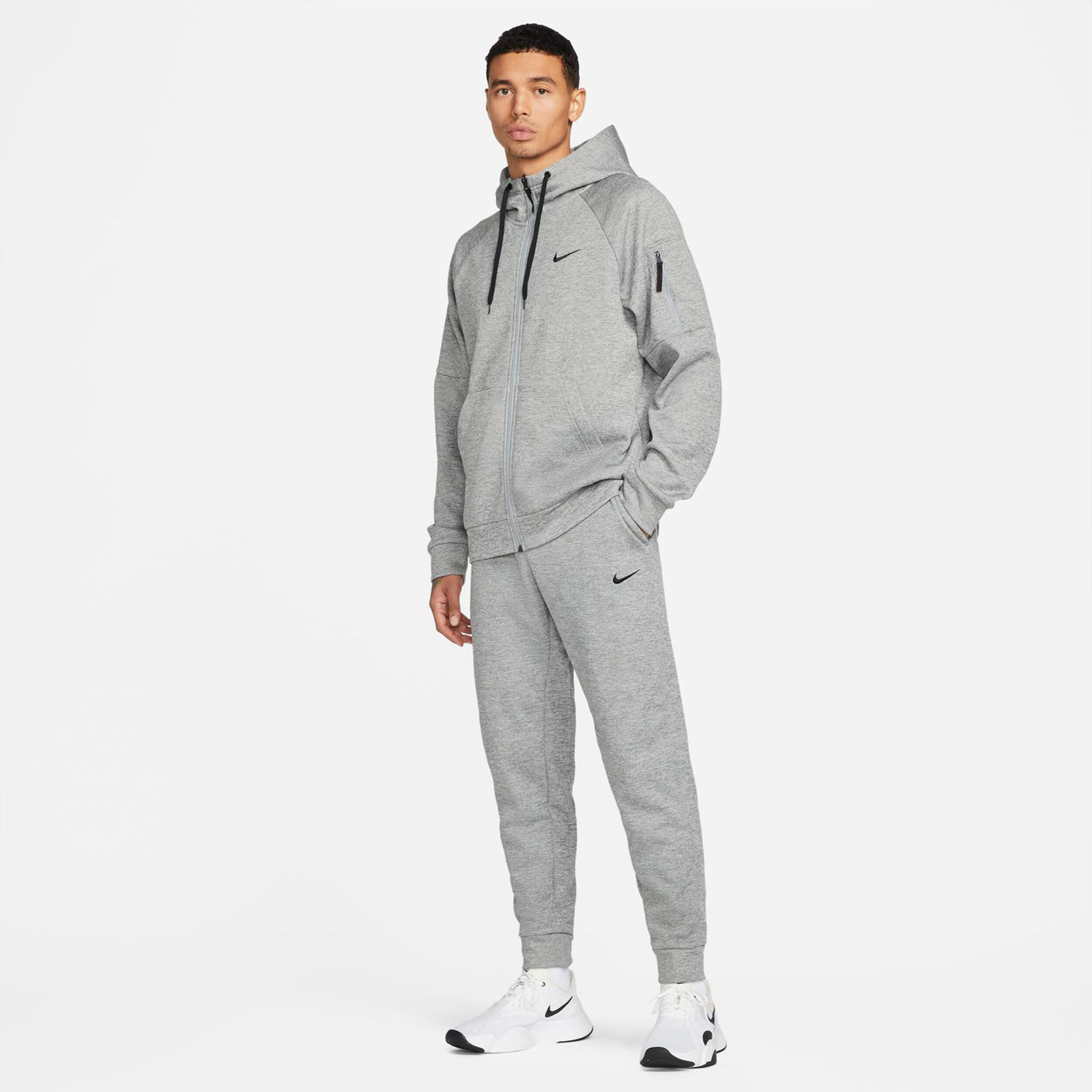 Nike Therma-Fit Pantalon Survêtement Hommes - Gris Clair