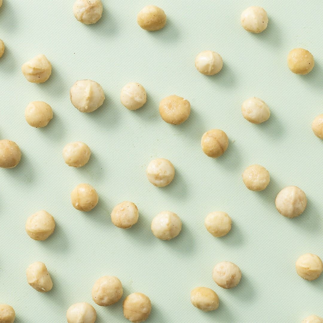 Macadamia noten gebrand gezouten