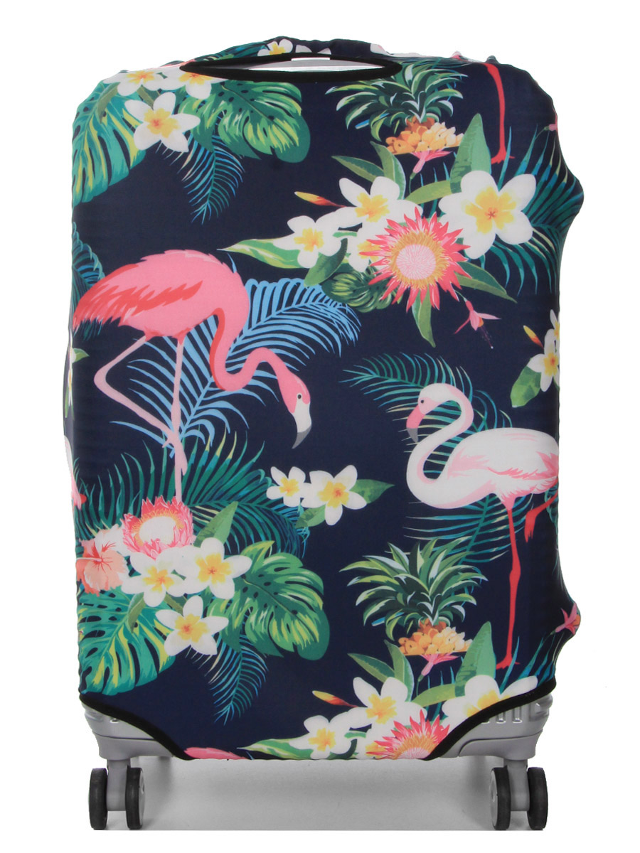 Housse de valise Periea Tropical Flamingo M