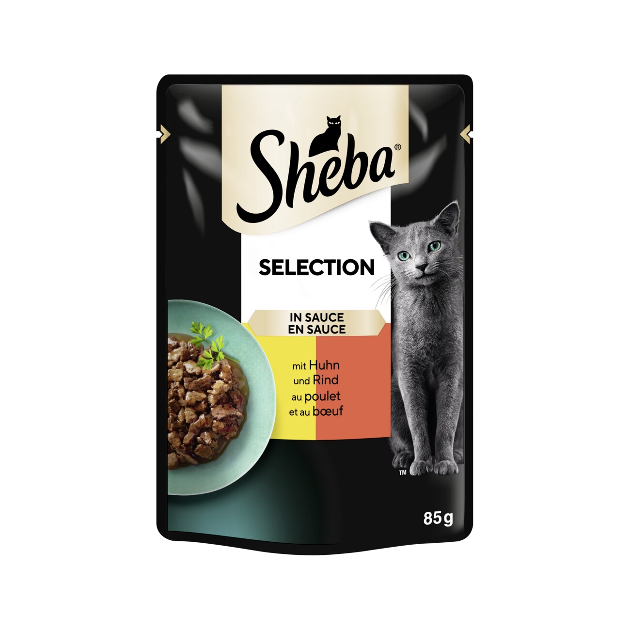 Sheba Selection in Sauce mit Huhn und Rind 28x85 g