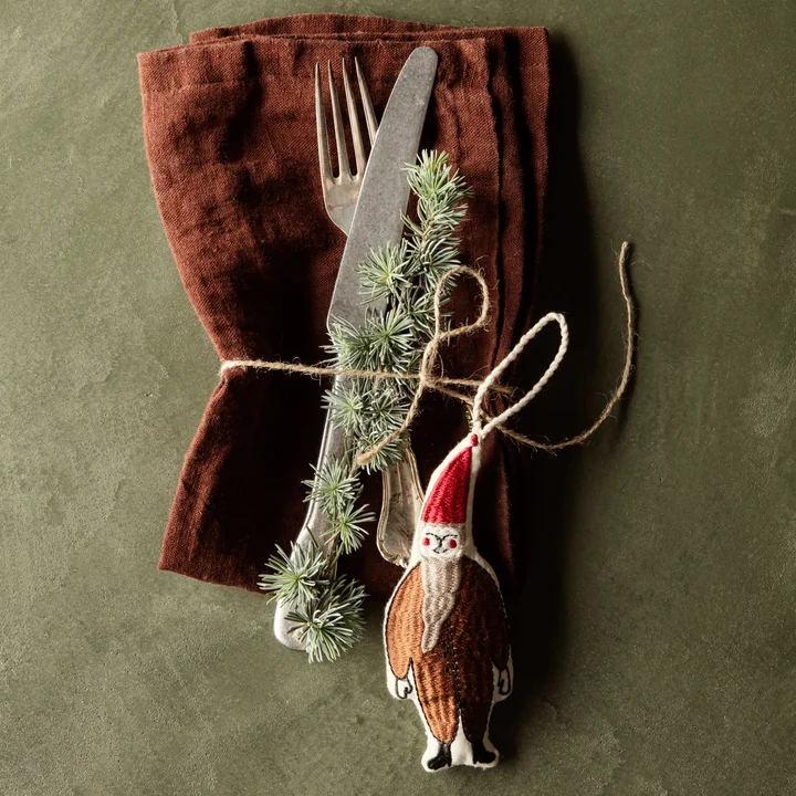 Ferm Living - Leinen Servietten, 45 x 45 cm, natural (2er-Set)