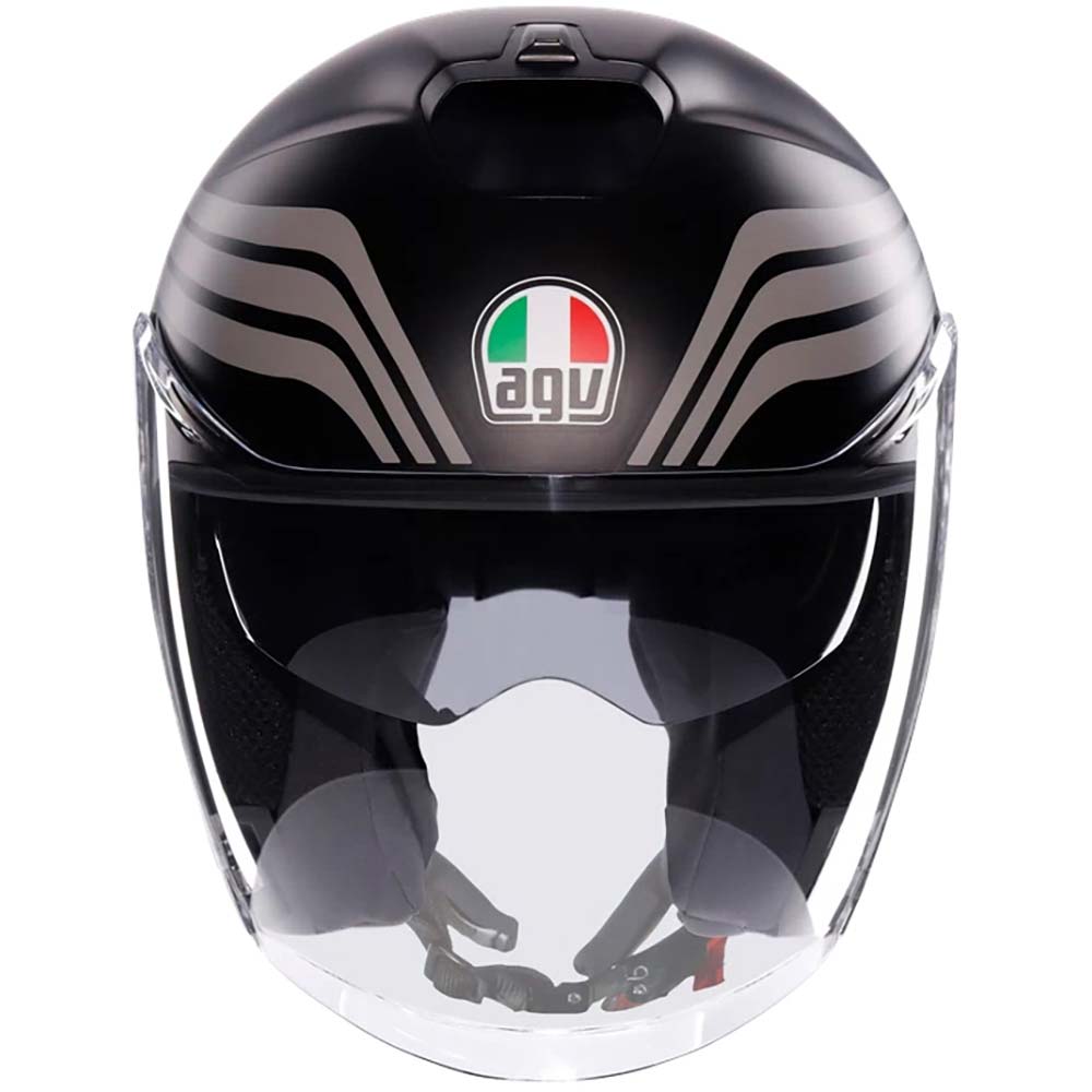 AGV - Casque Irides Bologna Noir / Gris / Rouge / Vert / Mat