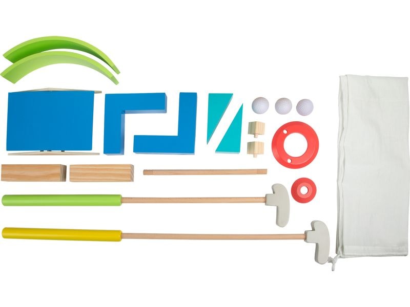 small foot Minigolf-Set Active Active Kinder-Minigolf-Spiel mit flexiblen Elementen für den Garten