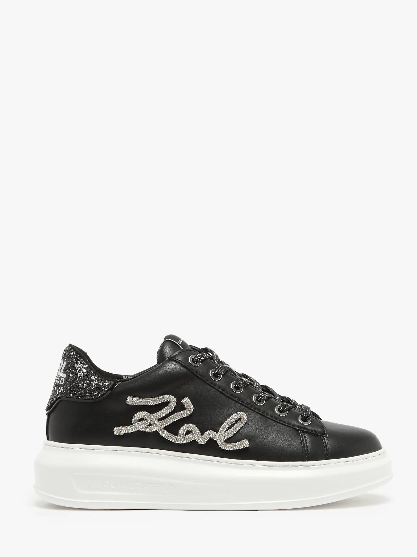 Sneakers Kapri Signiature en cuir KARL LAGERFELD