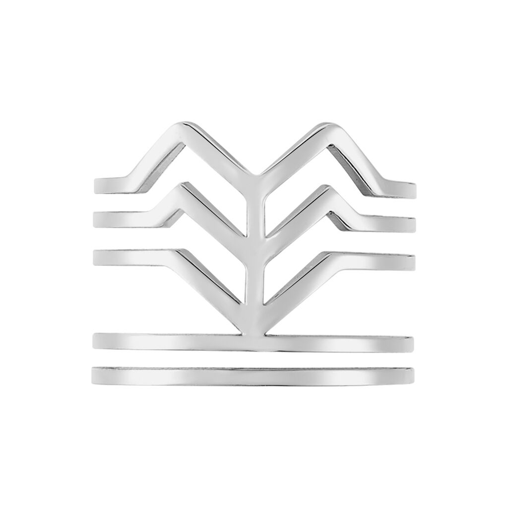 Bague Adel Acier Blanc