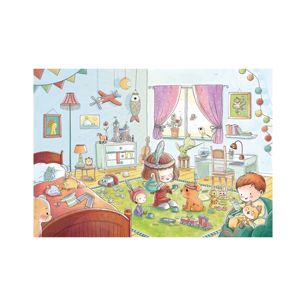 Puzzle - Goûter Imaginaire - 12 Pièces