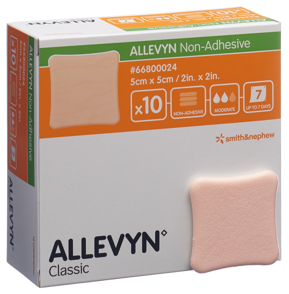 ALLEVYN Wundverband<br>10 Stück, 5x5cm