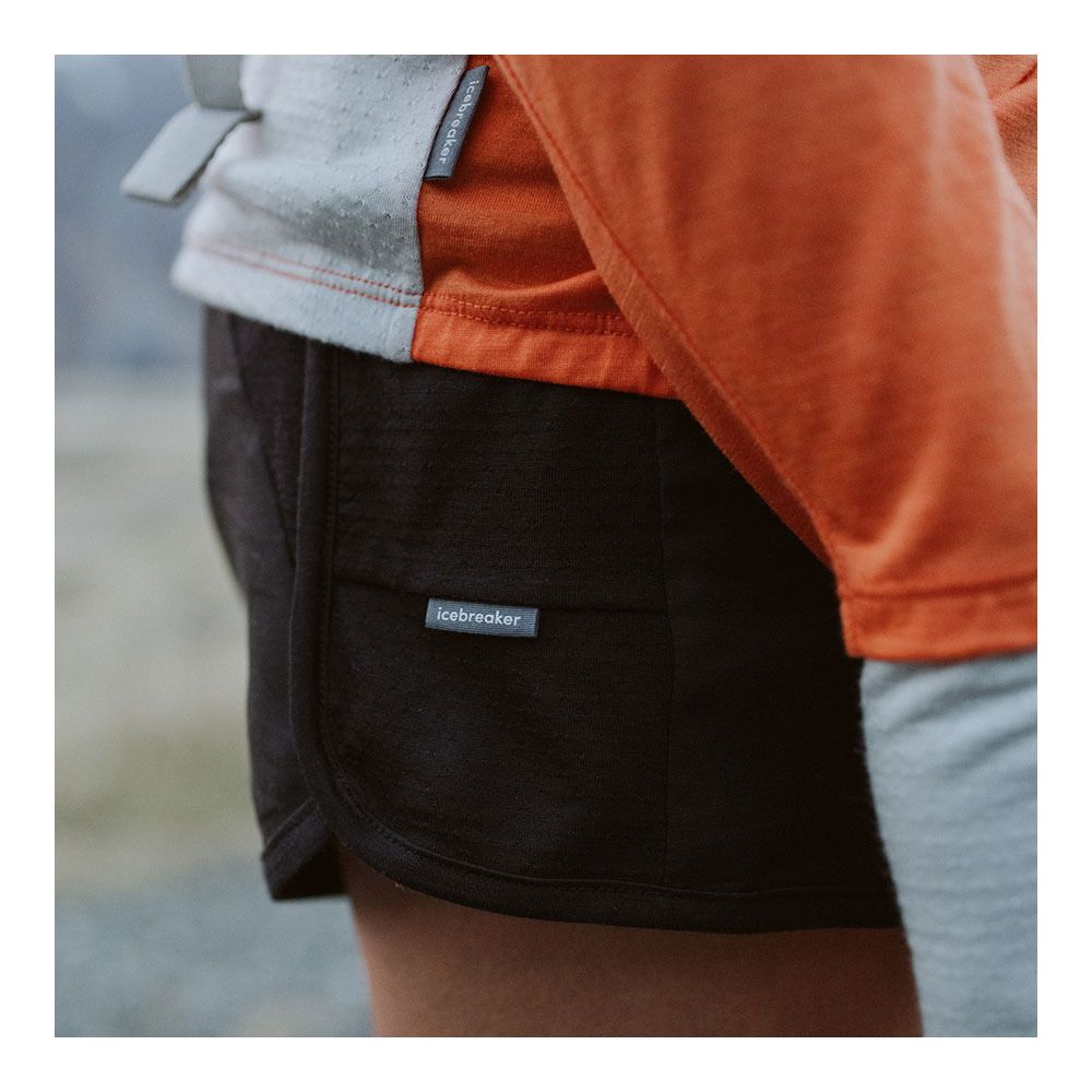 Icebreaker ZONEKNIT - Short Femme black