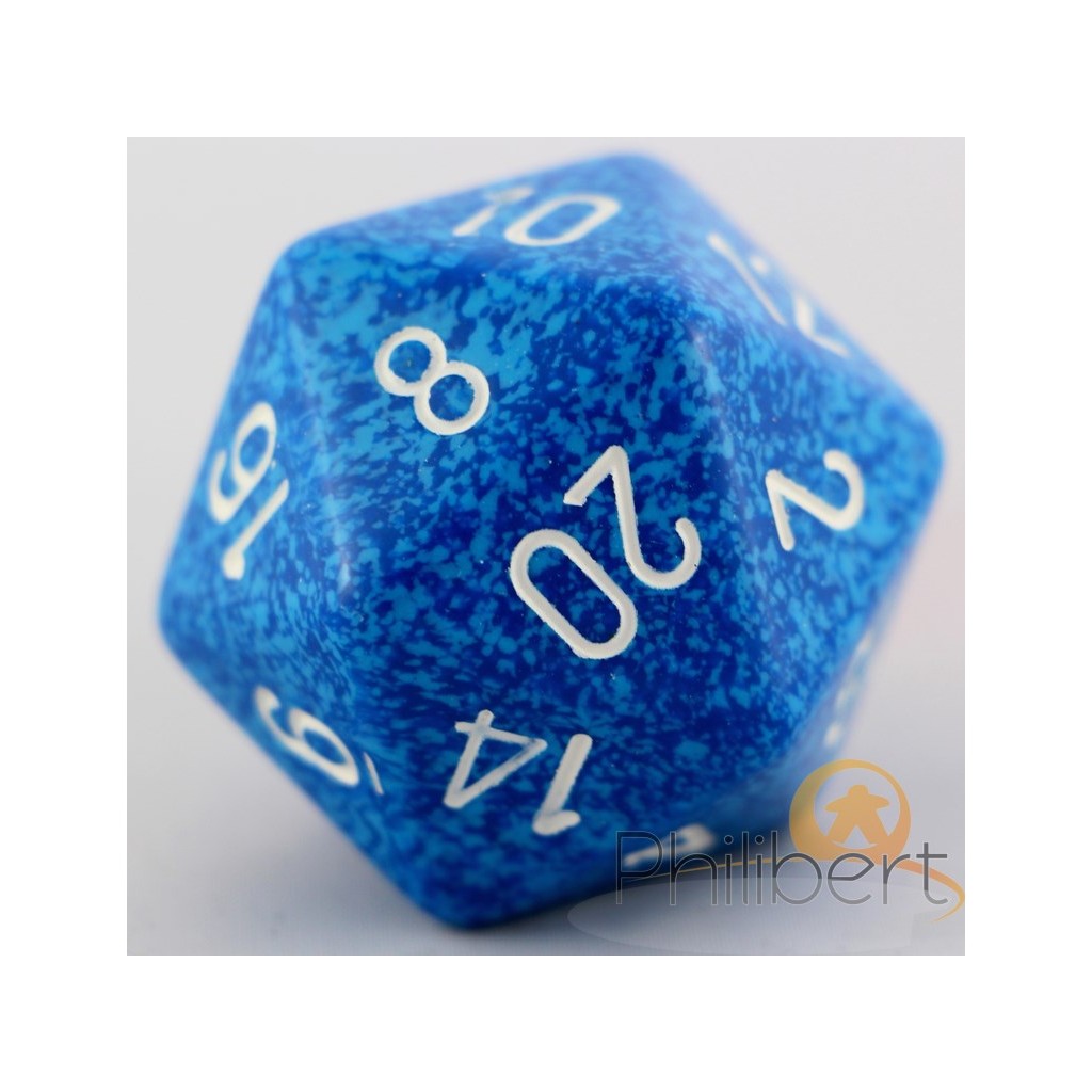 Dé 20 Faces Speckled 34mm
