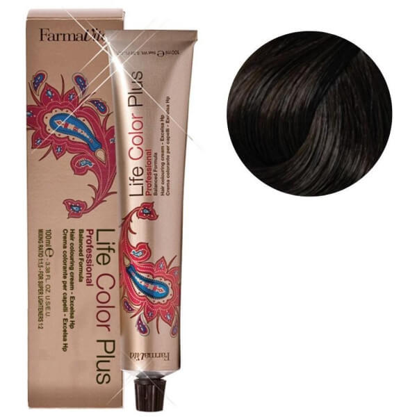 Coloration Life Color 4.00 châtain intense Farmavita 100ML