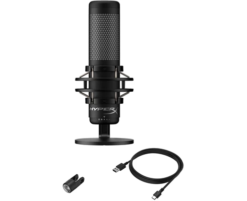 HyperX QuadCast S – RGB USB Condenser Mic - Black