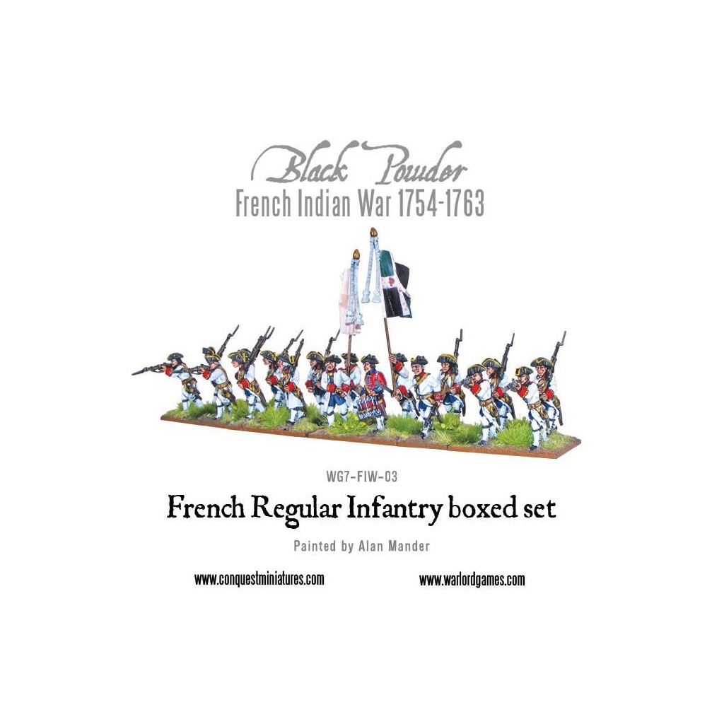 French Indian War 1754-1763: French Regular Infantry