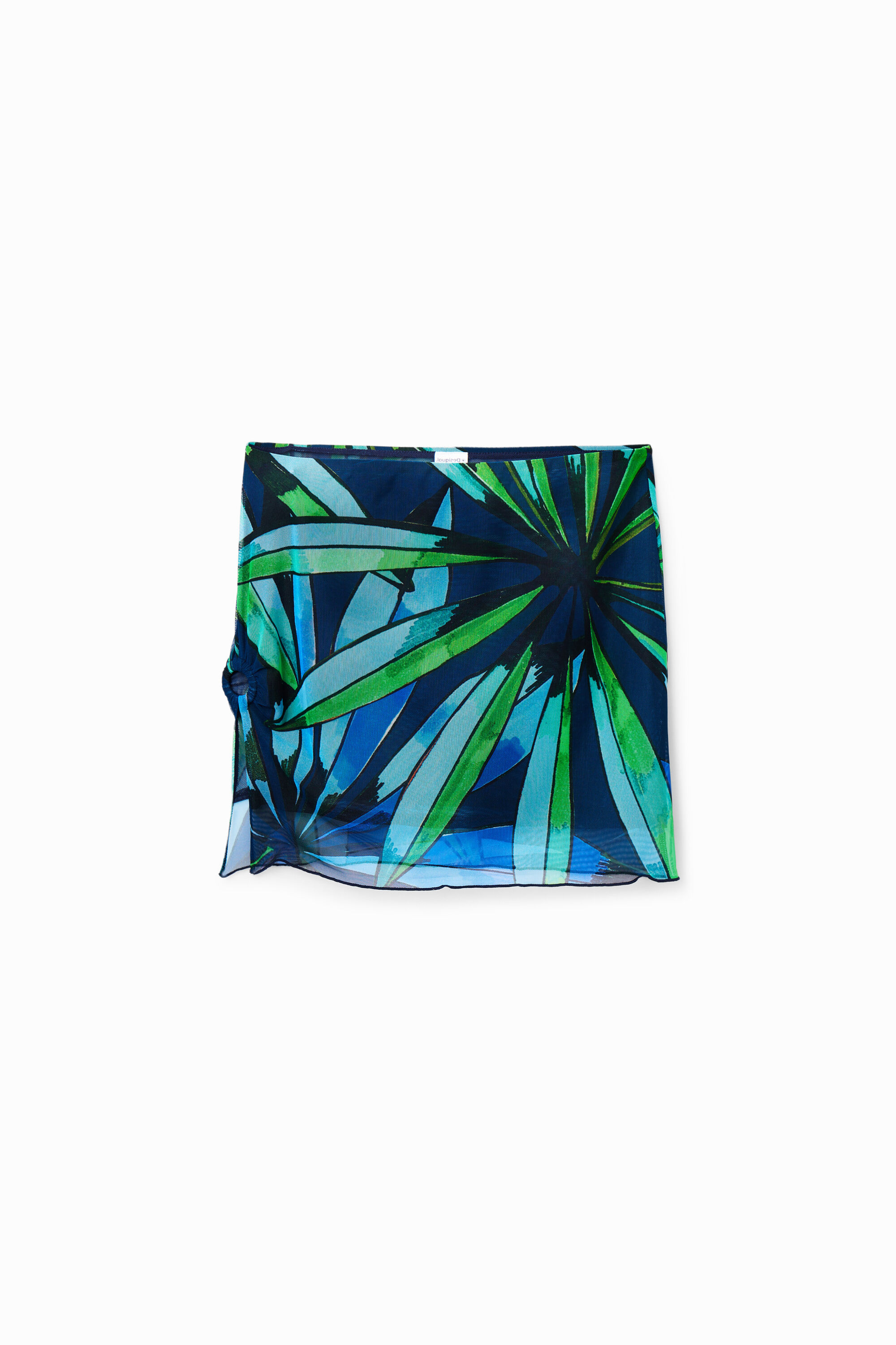 Mini-jupe tropicale tulle