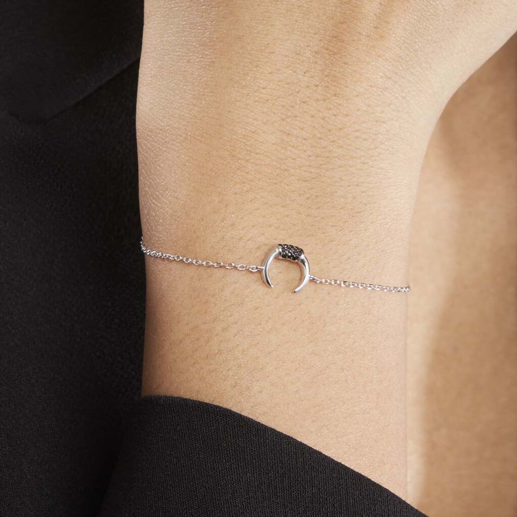 Bracelet Corneliana Argent Blanc Oxyde De Zirconium