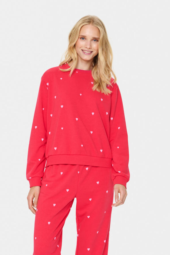 Saint Tropez DagnaSZ Sweatshirt Viva magenta bonbon harts