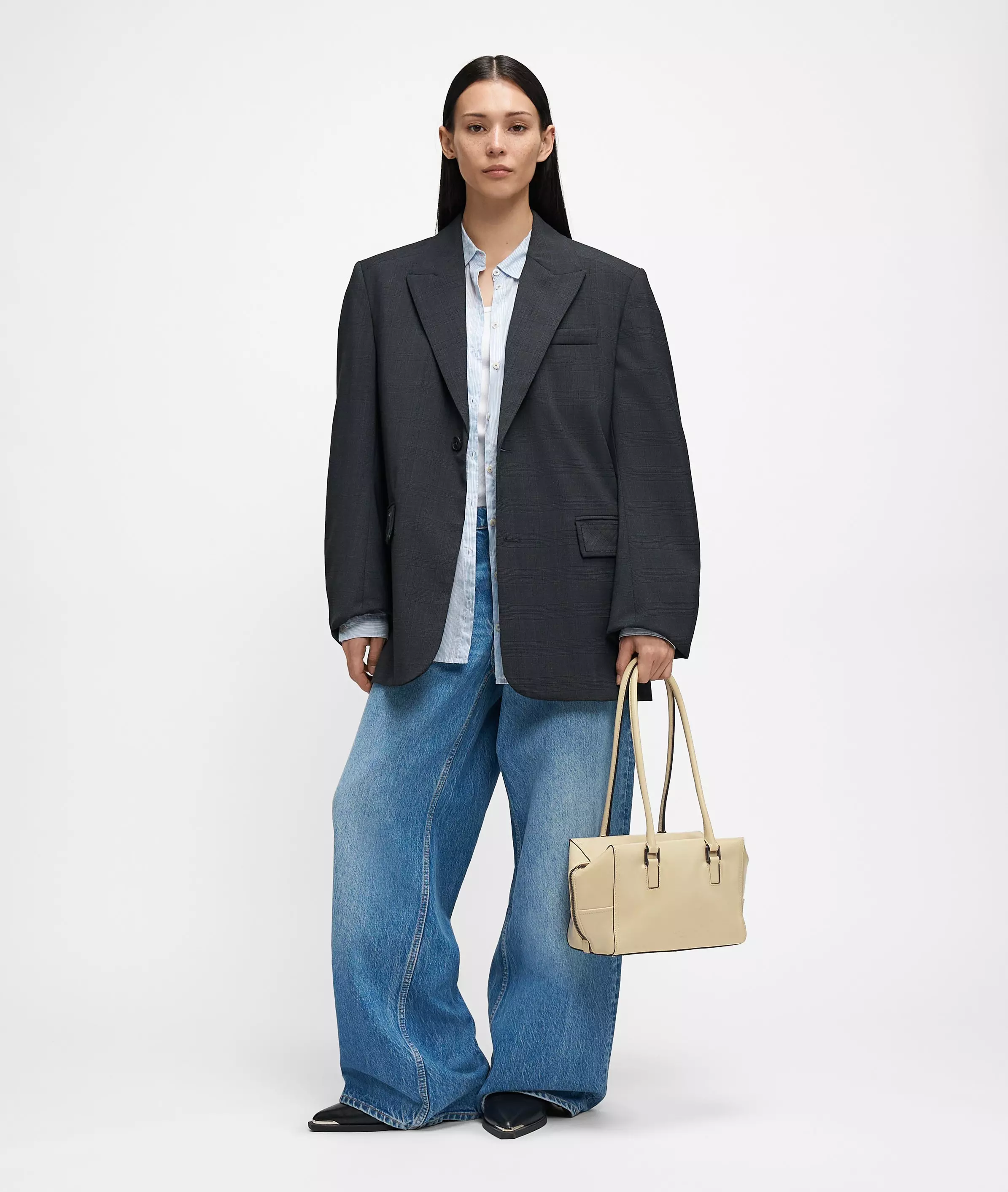 Archive Kayla Satchel S Handy shoulder bag in patent leather look with glossy finish