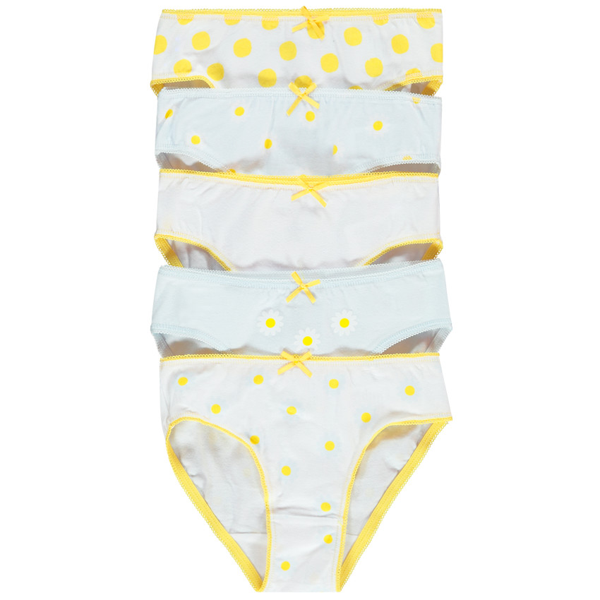 Lot de 5 culottes pour fille
