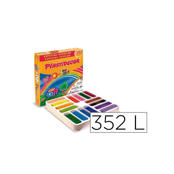 Caixa 352 de Cera Plastidecor - 841719