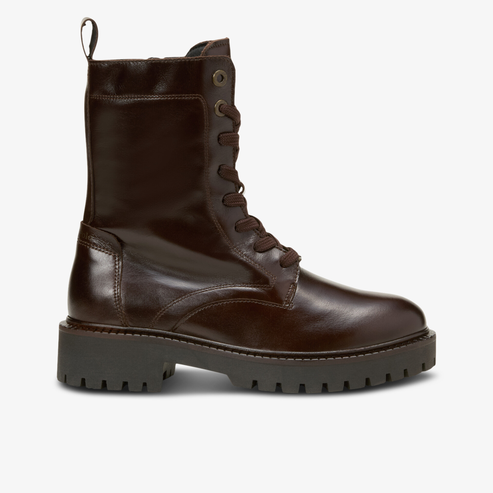 Marc O´Polo Damen Biker Boots braun