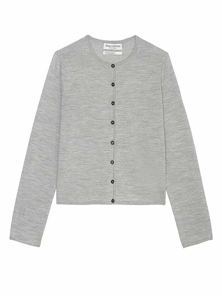 MARC O'POLO Strickjacke  grau
