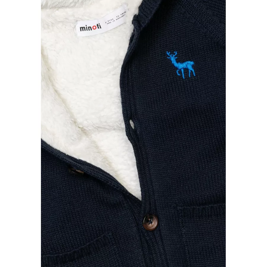 MINOTI Strickjacke Blau