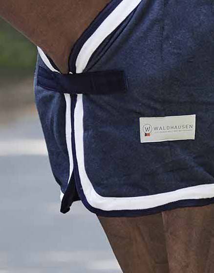 Waldhausen Esperia - Zweetdeken - Paardendeken - Blauw - 125/175