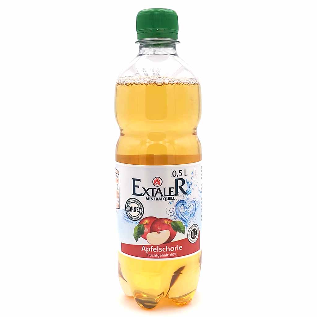 EXTALER Apfelschorle PET 6x0,5L=3L MHD:15.7.25