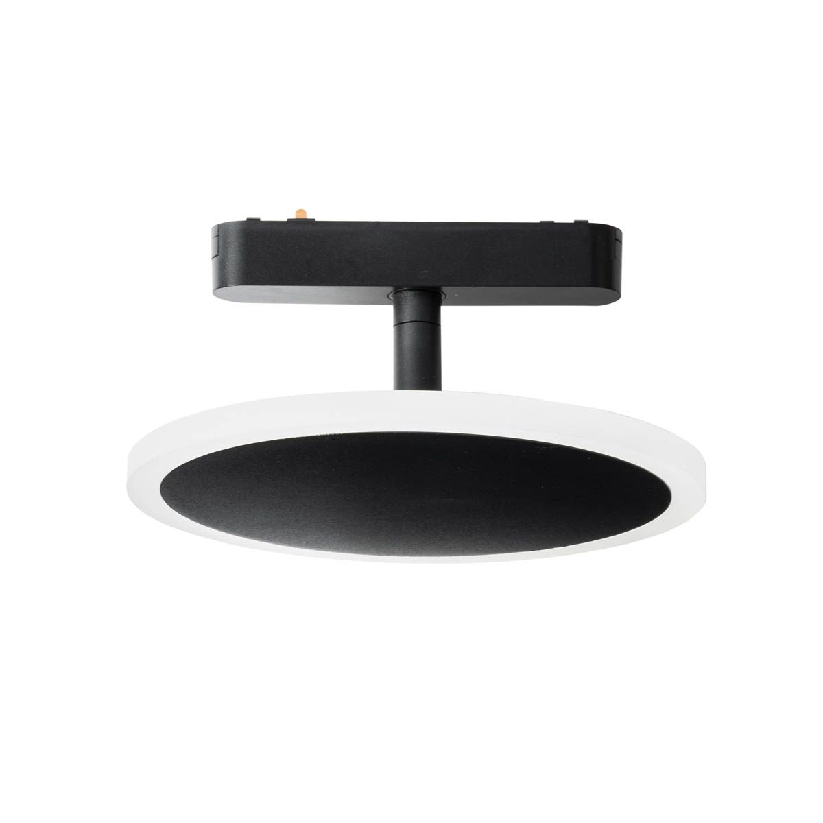 Moderne spot zwart voor railsysteem 1-fase incl. LED - Magnetic Puk