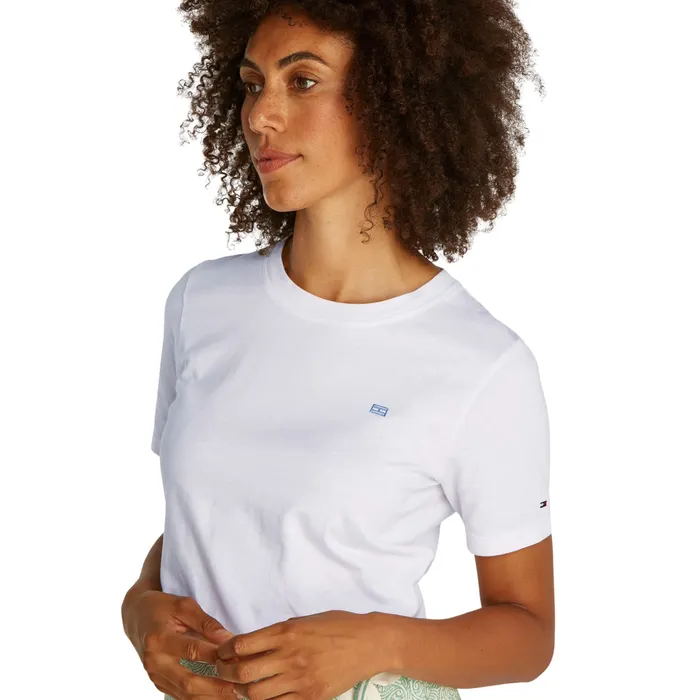 Tommy Hilfiger Contrast Flag Shirt Dames