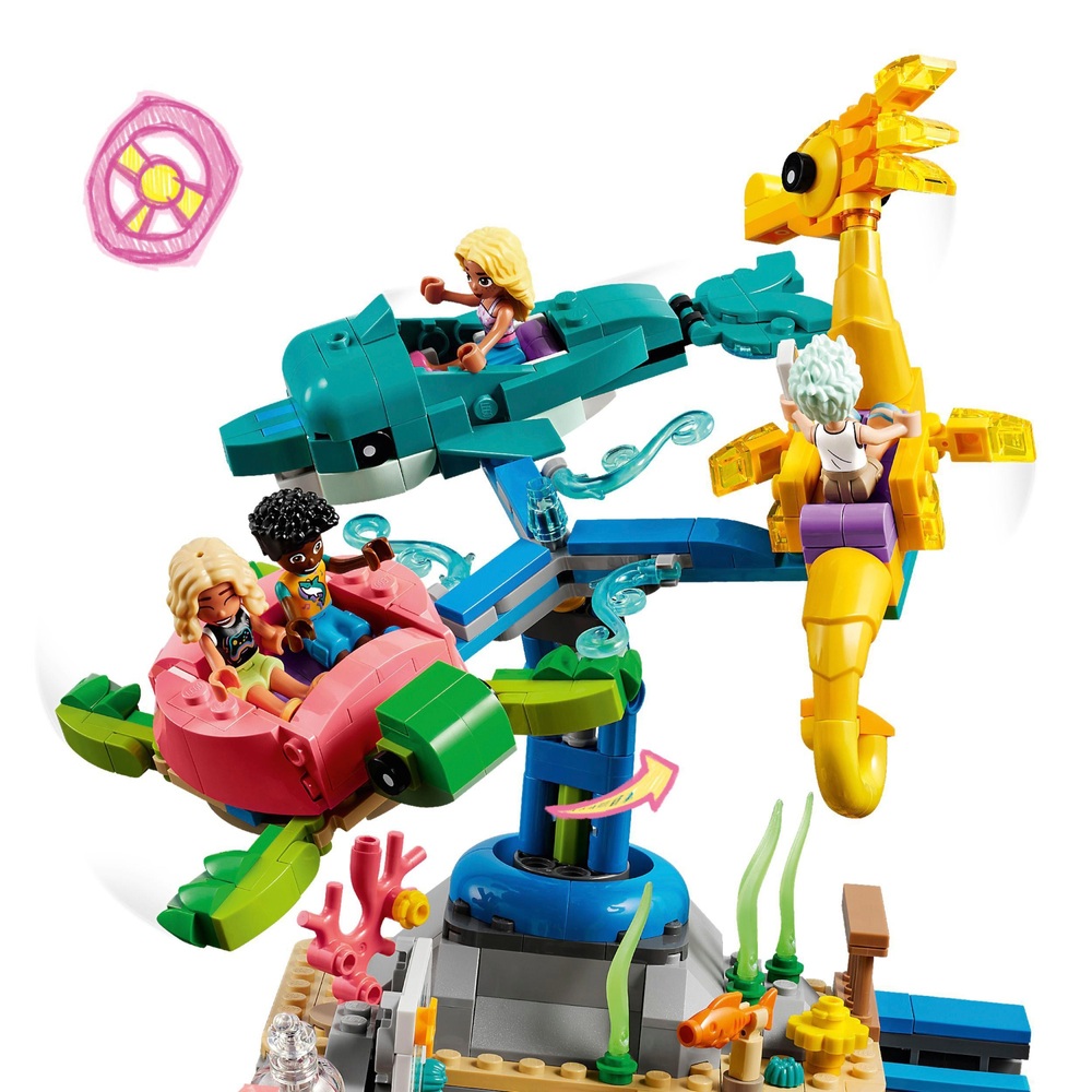 LEGO Friends 41737 Strand-Vergnügungspark-Set