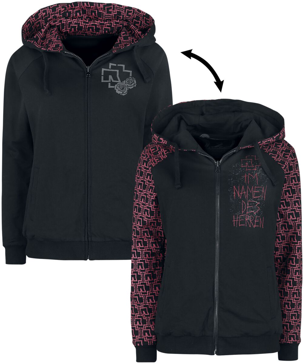 Rammstein Sweat-shirt zippé à capuche