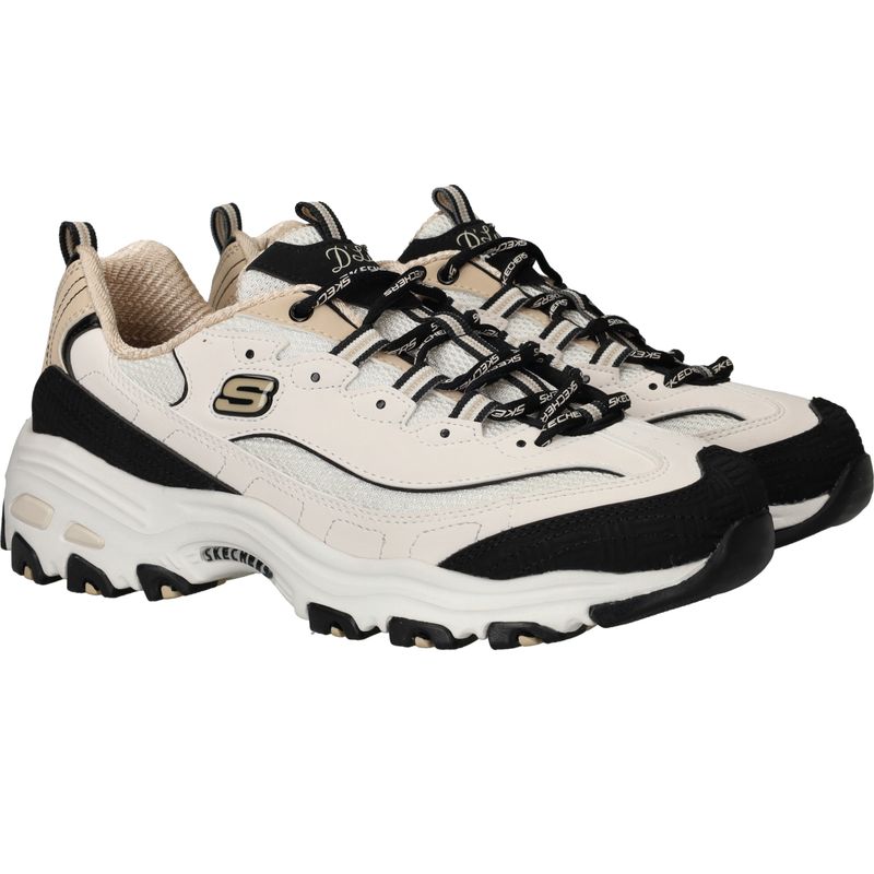 Skechers D Lites Retro Rewind Sneakers Beige Dames
